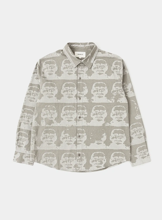 Рубашка Heresy Stone Head Shirt Green