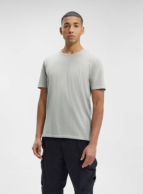 Футболка C.P. Company 24/1 Jersey Relaxed Silver Sage