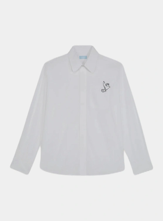 Рубашка 3.PARADIS Dove Pocket Ls White