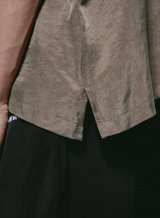 Рубашка MKI MIYUKI ZOKU Sandwash Cupro Vacation Brown