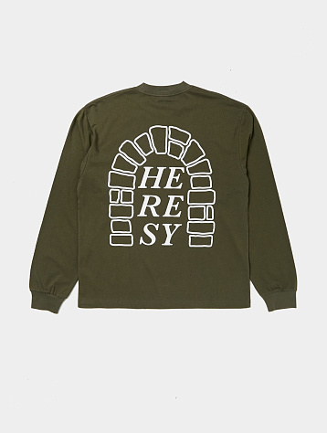Лонгслив Heresy Arch Green