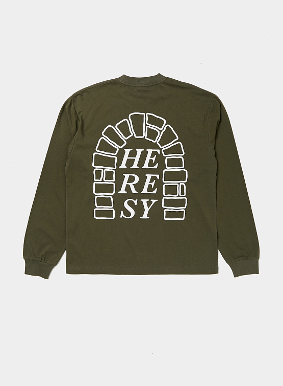 Лонгслив Heresy Arch Green