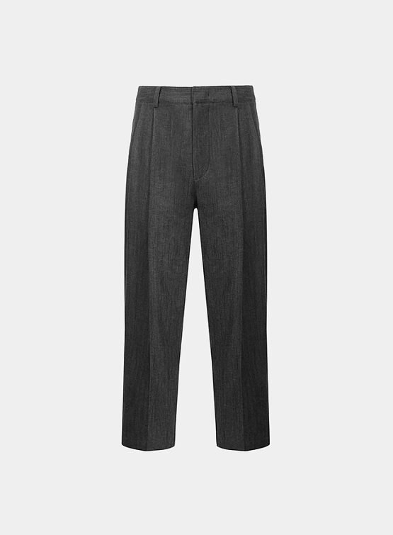 Брюки LE17SEPTEMBRE Two Tuck Wide Pants Black