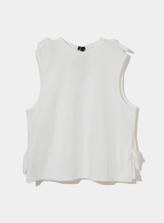 Женский топ UNDERCOVER Tank Top Tie Design White