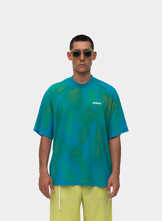 Футболка BONSAI Spray Dyed Oversize Tee Spray2