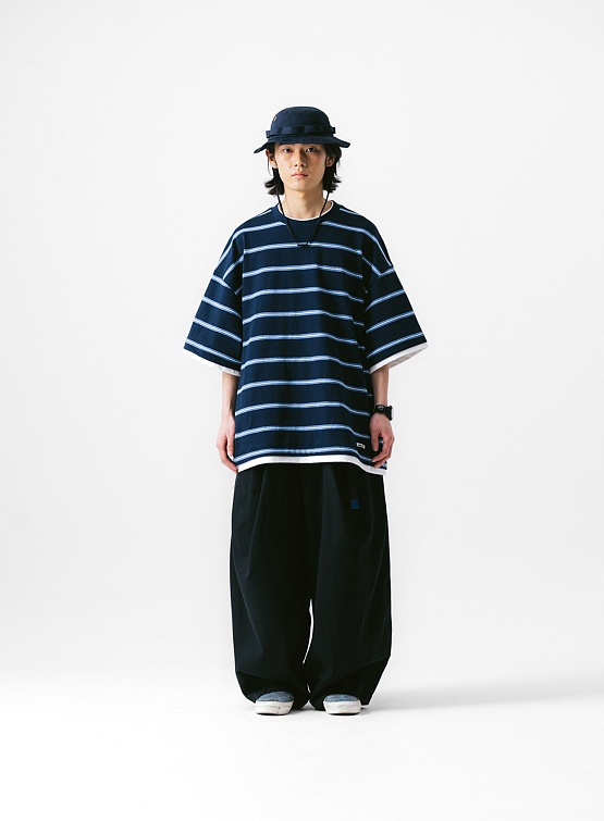 Брюки ANGLAN Twill Tuck Belt Balloon Pants Black