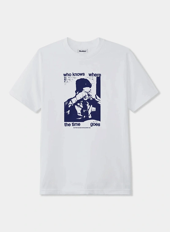 Футболка Butter Goods Who Knows Tee White