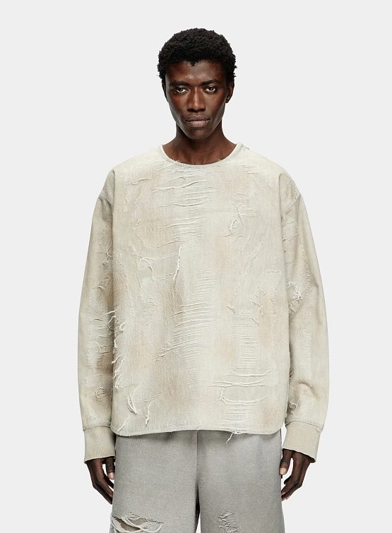 Лонгслив Diesel D-Just-Fsg1 Light Grey