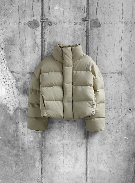 Пуховик entire studios Mml Puffer Cotton Off White