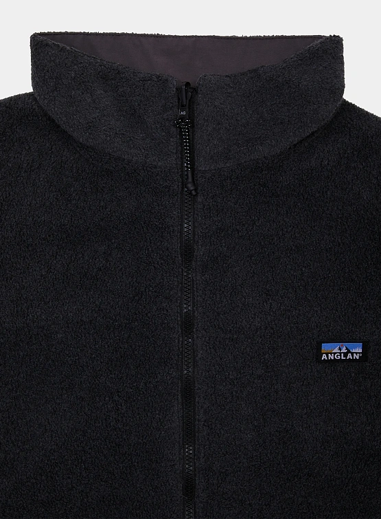 Двусторонняя флисовая куртка ANGLAN Reversible Hiker Charcoal/Grey