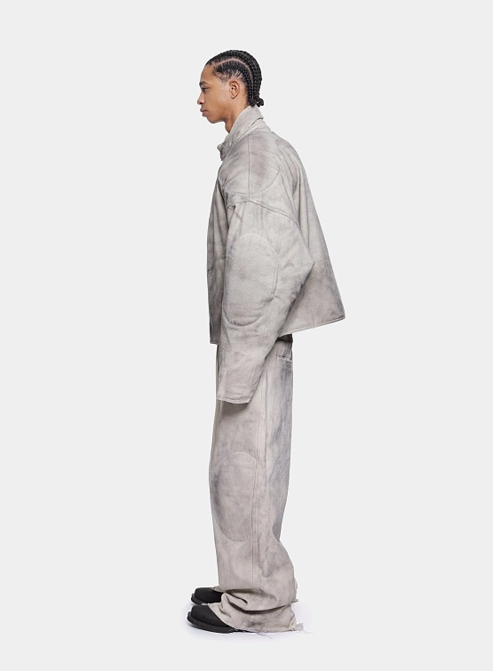 Бомбер ARNODEFRANCE Dirty Biker Jacket White