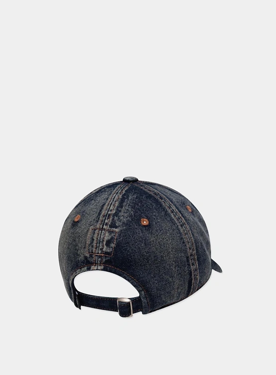Кепка LMC Washed Denim Gothic Oval 6 Panel Navy