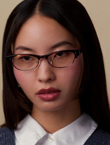 Очки Bonnie Clyde Closed Caption Red Tortoise & Clear Lens