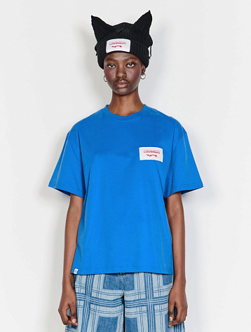 Футболка Charles Jeffrey Loverboy Label Tee Blue
