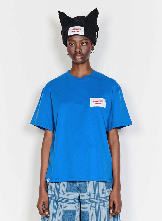 Футболка Charles Jeffrey Loverboy Label Tee Blue