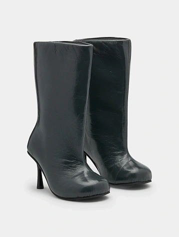 Женские сапоги YUME YUME Roomy Wrinkled Grey