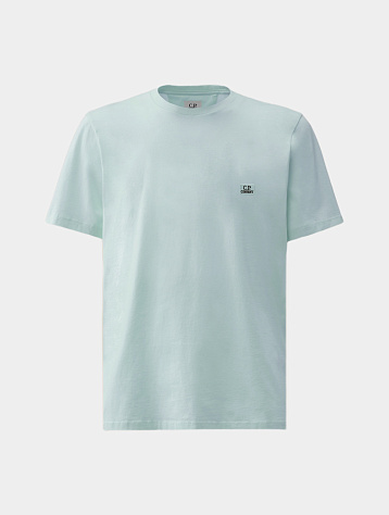 Футболка C.P. Company 30/1 Jersey Logo Starlight