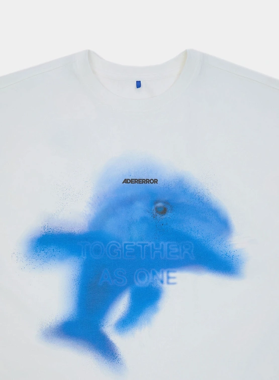 Футболка ADERERROR TAO T-Shirt Product. 2 Off White
