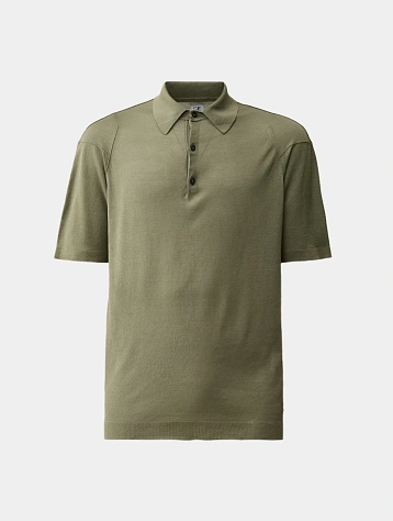 Поло C.P. Company Filo Di Scozia Knitted Agave Green
