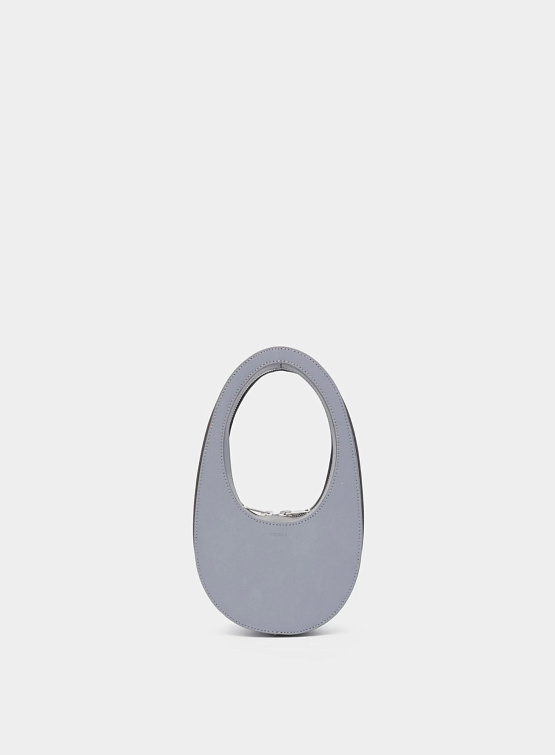 Сумка Coperni Reflective Mini Swipe Bag Silver