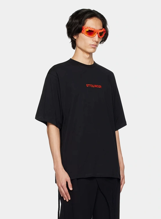 Футболка Ottolinger Classic Logo T-Shirt Black