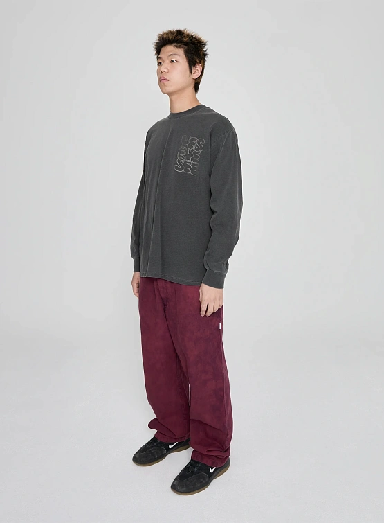 Лонгслив YESEYESEE C-Logo Pigment L/S Charcoal
