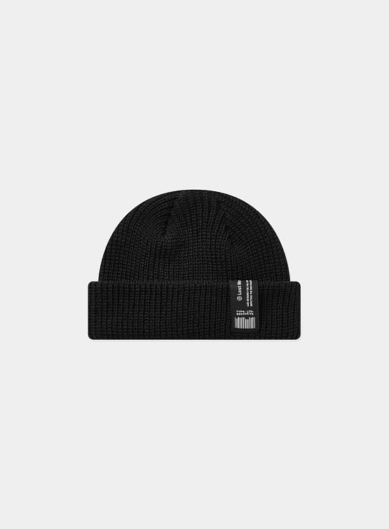 Шапка LMC Label Short Beanie Black