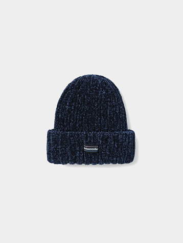 Шапка thisisneverthat Low Gauge Velvet Knit Beanie Navy