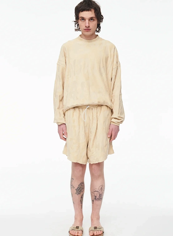 Шорты BONSAI Terry Short Basketball Fit Almond Oil