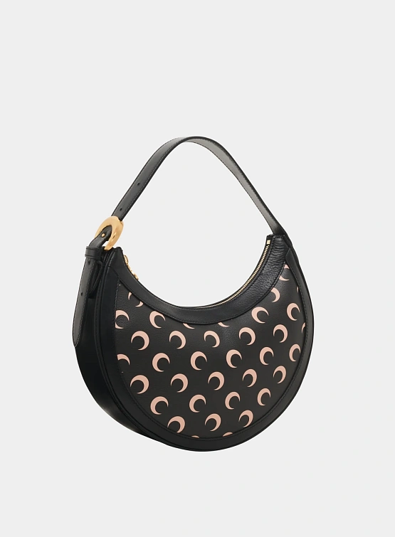 Сумка Marine Serre Moon Canvas Eclipse Mini Inverse Tan