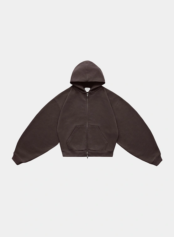 Зип-худи XSAI x STUDIO SLOW EXCLUSIVE ZIP HOODIE TAUPE