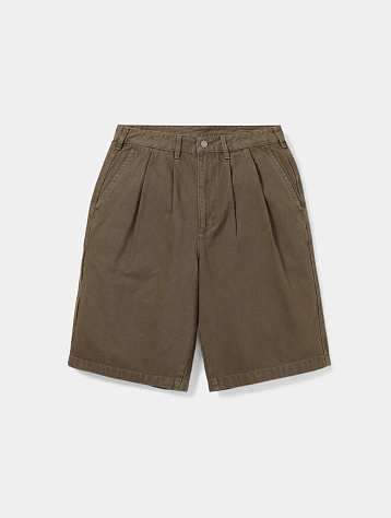 Шорты thisisneverthat Overdyed Half Short Brown