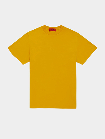 Футболка 424 Tonal Embroidery Yellow