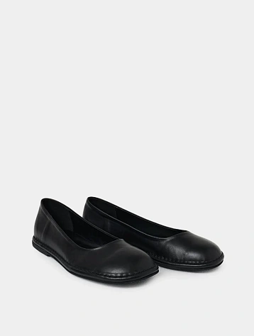 Женские балетки AMOMENTO Rounded Flats Black