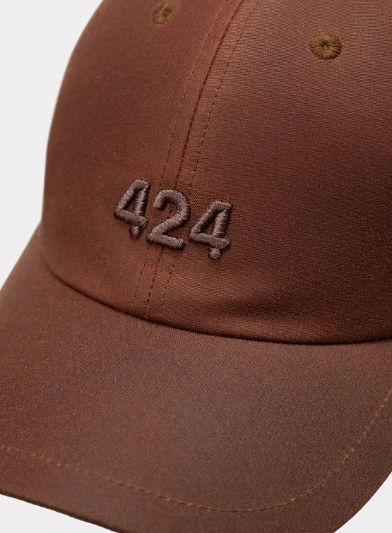 Кепка 424 Logo Brown
