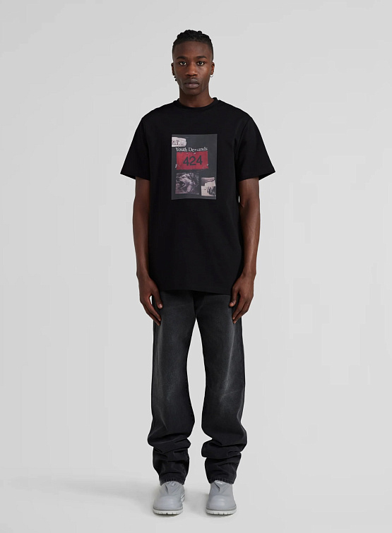 Футболка 424 Youth Demands Black