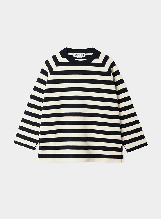 Лонгслив Sunnei Magliaunita Longsleeve 3/4 Blue Black