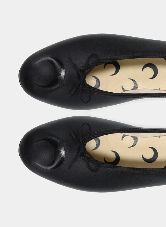 Женские балетки Marine Serre x Repetto Lilouh Ballet Flats Black