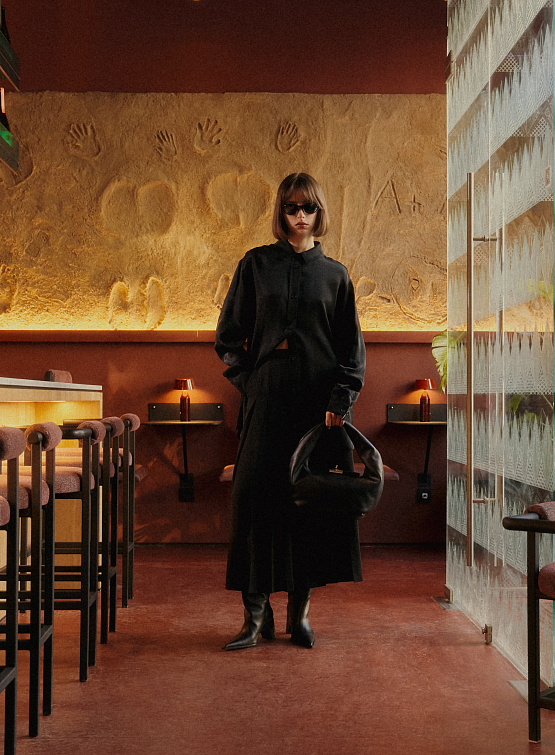 Женские брюки JUUN.J Pleated Pants Black