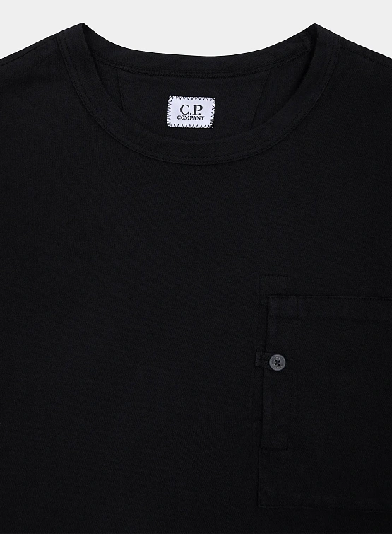 Футболка C.P. Company 20/1 Jersey Black