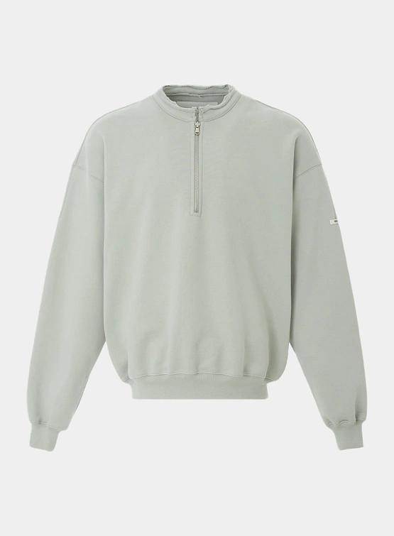 Халф-зип Recto Edge Collar Stand Half Zip-Up Khaki