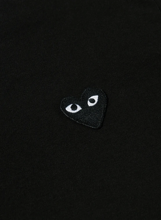 Футболка Comme des Garçons PLAY Black Heart Black