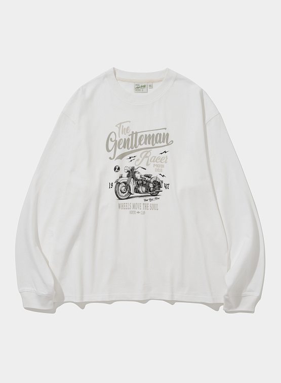 Лонгслив Uniform Bridge Bike L/S Tee Pigment White