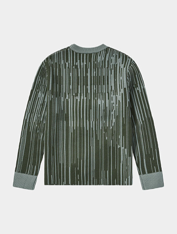 Свитер A-COLD-WALL* Two-Tone Dark Pine Green