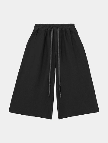 Шорты ISAAC SELLAM Court Cargo Gaufre Noir