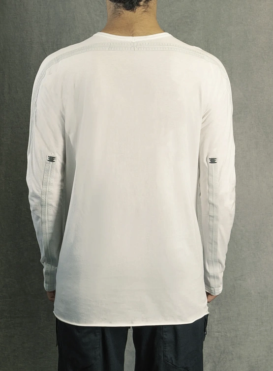 Лонгслив ISAAC SELLAM Horizon LST-Jersey H-26 Blanc