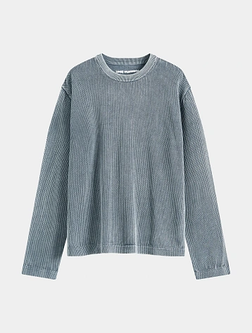 Лонгслив MKI MIYUKI ZOKU Pigment Grey Loose Gauge L/S