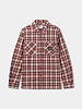 Рубашка Butter Goods Equipment Plaid Shirt Dark Red