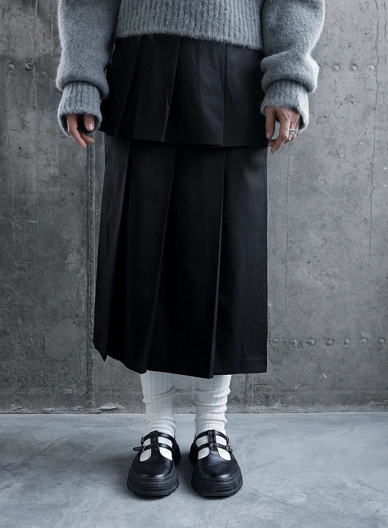 Женская юбка EPINGLER 2-Pleats Skirt Black