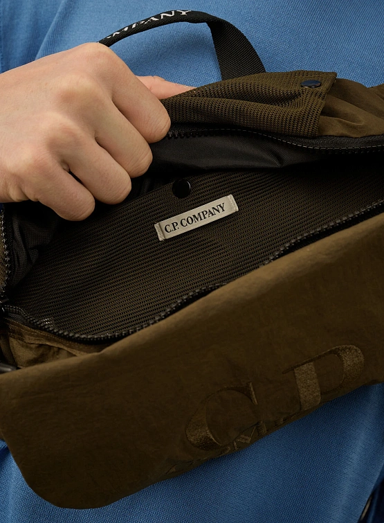Сумка C.P. Company Plain Paper Touch Waistbag Ivy Green